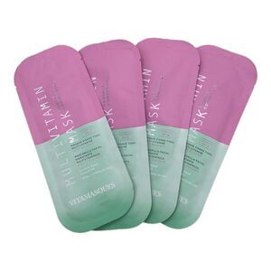 Multivitamin Mask Radiant Complexion Sheet Lot of 4 Vegan